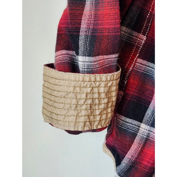 Mountain and Isles Mens Plaid Flannel Jacket Outdoor Country Farm Work XL A0041 - Picture 5 of 6